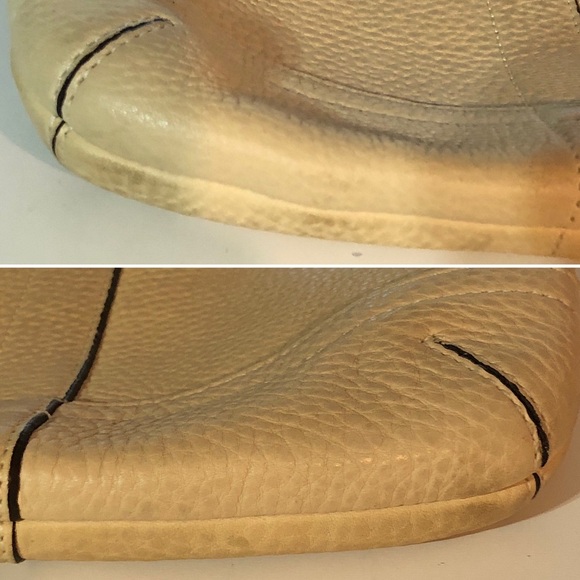 COACH Elegant Tan and Brown Trim Leather Shoulder-bag MO5S-3771 - Picture 12 of 15